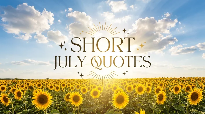 Short July Quotes