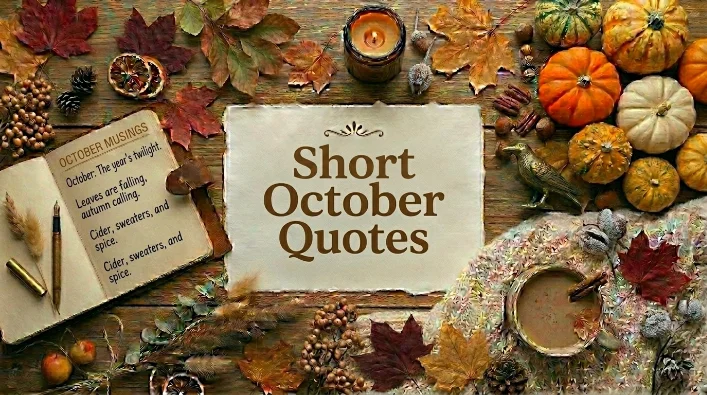 Short October Quotes
