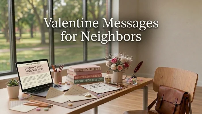 Valentine Messages for Neighbors