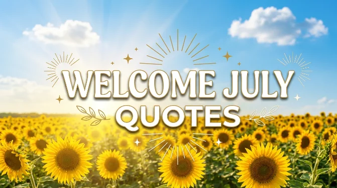 Welcome July Quotes