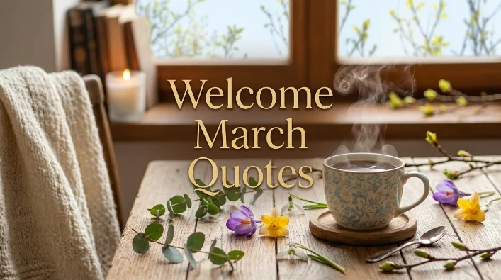 Welcome March Quotes